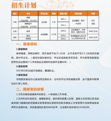 重庆医药科技学校招生、招生简章 重庆医药科技学校招生、招生简章