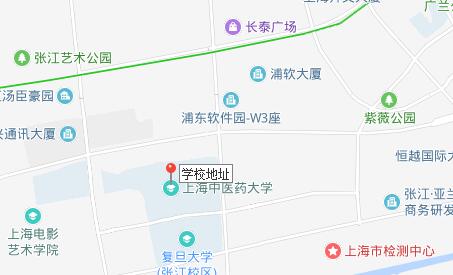 上海中医药大学地址在哪里、怎么走