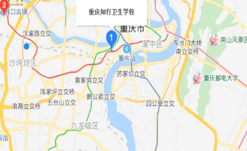 重庆知行卫生学校位置在哪里、乘车路线
